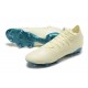 Puma Future Z 1.3 Instinct TF Low-Top Beige Turqoise For Men Soccer Cleats 