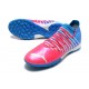 Puma Future Z 1.3 Instinct TF Low-Top Blue Pink For Men Soccer Cleats 