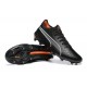 Puma King Ultimate Icon MG Low-Top Black Orange For Men Soccer Cleats 