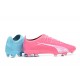 Puma Ultra Ultimate FG Low-Top Blue Pink For Men Soccer Cleats 