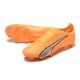 Puma Ultra Ultimate FG Low-Top Orange Blue For Men Soccer Cleats 