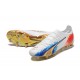 Puma Ultra Ultimate FG Low-Top White Gold For Men Soccer Cleats 