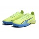 Puma Ultra Ultimate TF Low-Top Blue Green For Men Soccer Cleats 